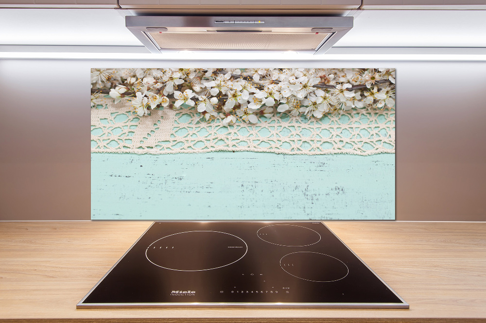 Cooker splashback Cherry blossoms