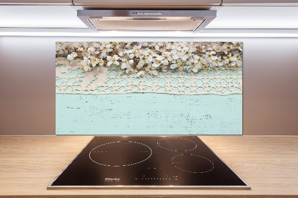 Cooker splashback Cherry blossoms