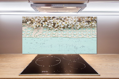 Cooker splashback Cherry blossoms