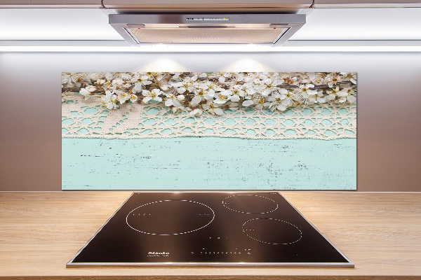 Cooker splashback Cherry blossoms