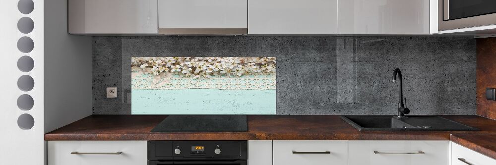 Cooker splashback Cherry blossoms