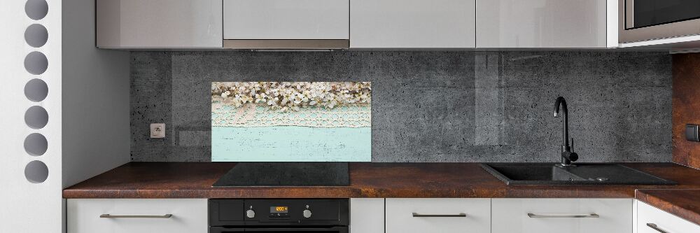 Cooker splashback Cherry blossoms