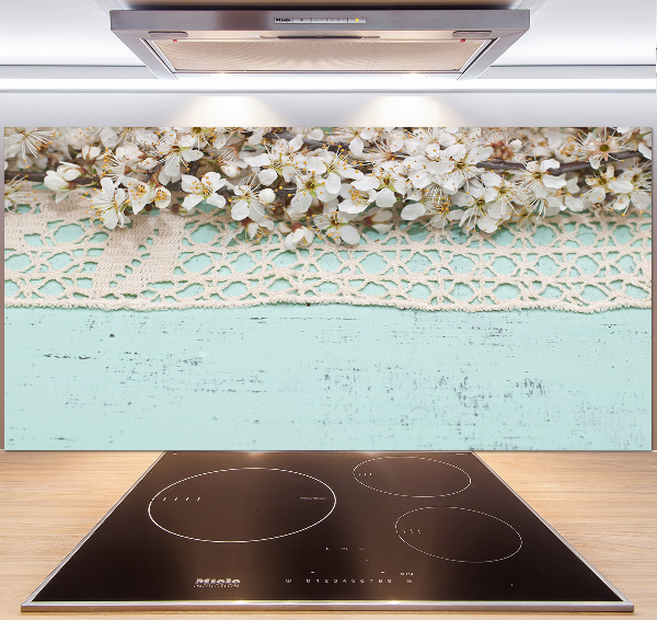 Cooker splashback Cherry blossoms