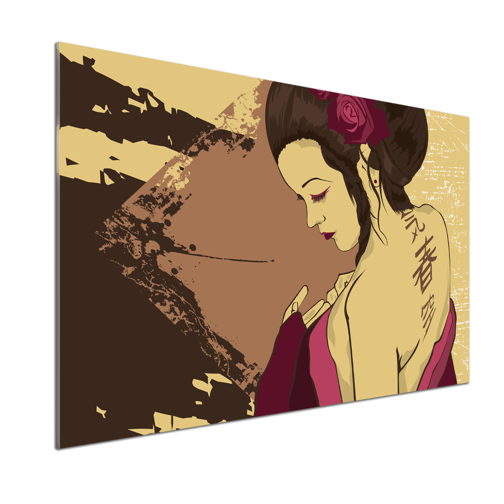 Cooker splashback Geisha