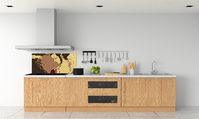 Cooker splashback Geisha