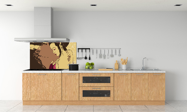 Cooker splashback Geisha