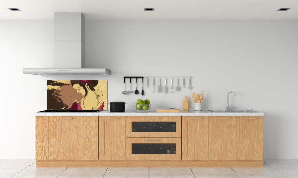 Cooker splashback Geisha