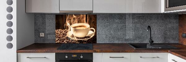 Cooker splashback Aromatic coffee