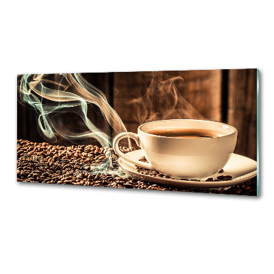 Cooker splashback Aromatic coffee