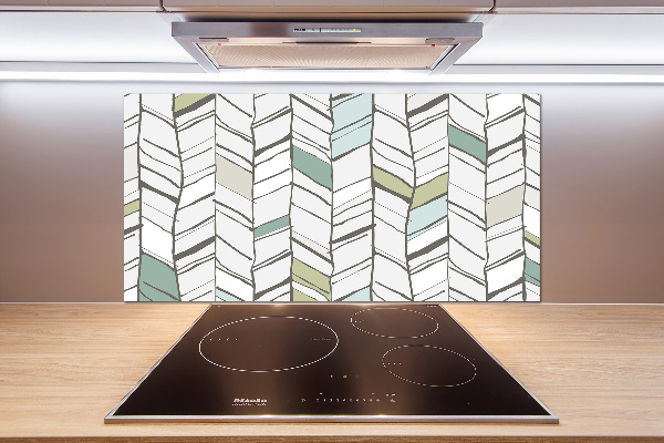 Hob splashback Flankeet pattern