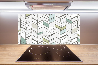 Hob splashback Flankeet pattern