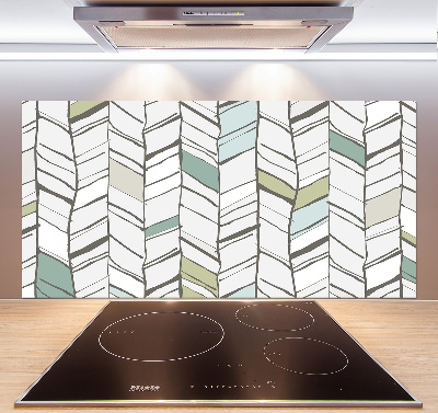 Hob splashback Flankeet pattern