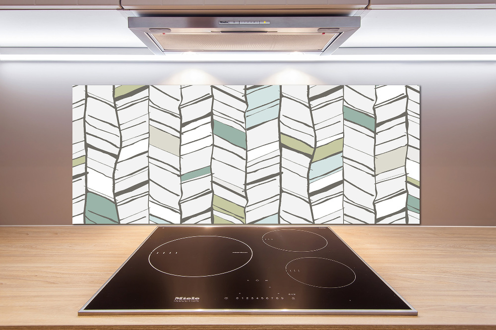 Hob splashback Flankeet pattern