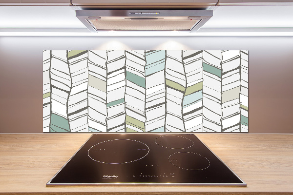 Hob splashback Flankeet pattern