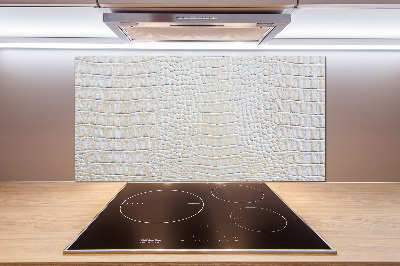 Cooker splashback Crocodile skin