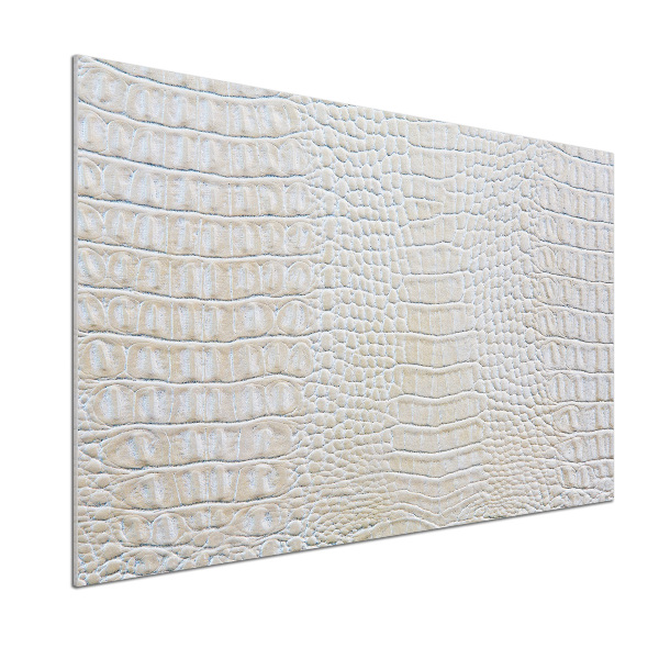 Cooker splashback Crocodile skin