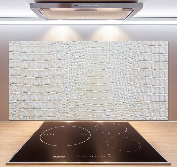 Cooker splashback Crocodile skin