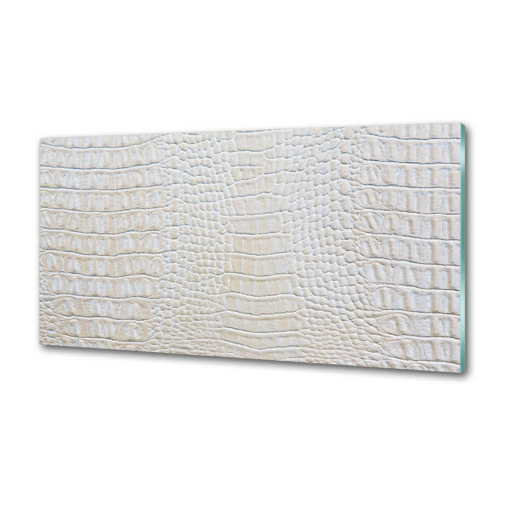 Cooker splashback Crocodile skin