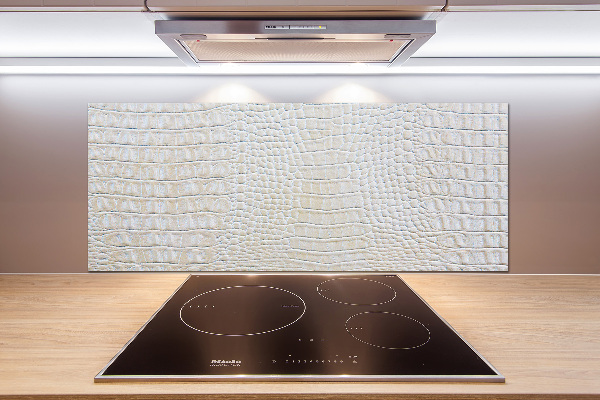 Cooker splashback Crocodile skin