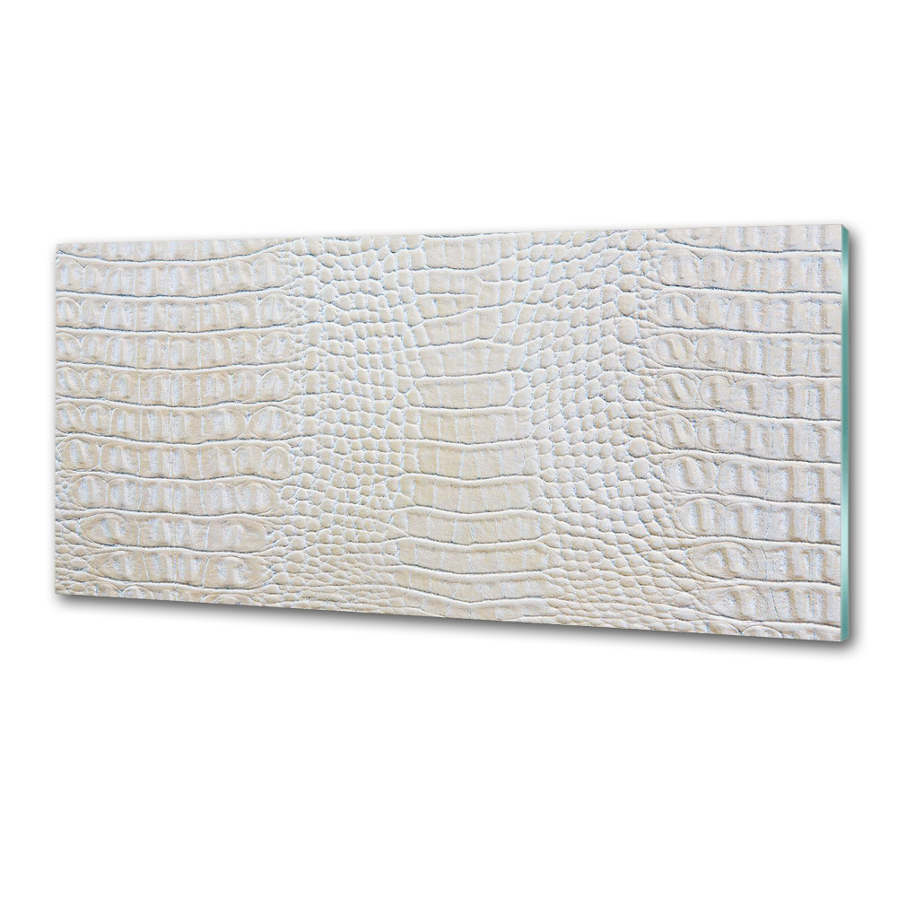 Cooker splashback Crocodile skin