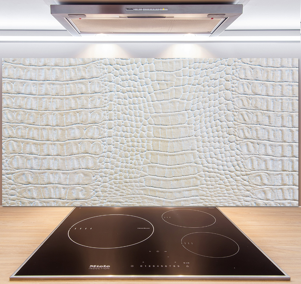 Cooker splashback Crocodile skin