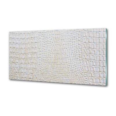 Cooker splashback Crocodile skin