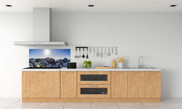 Kitchen splashback Winter in the Tatra Mountains