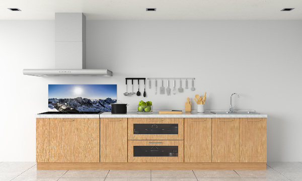 Kitchen splashback Winter in the Tatra Mountains