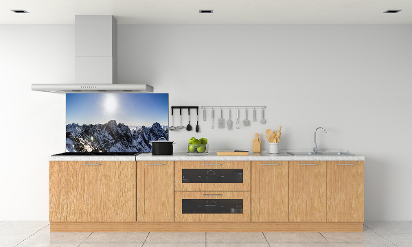 Kitchen splashback Winter in the Tatra Mountains