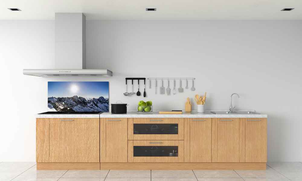 Kitchen splashback Winter in the Tatra Mountains