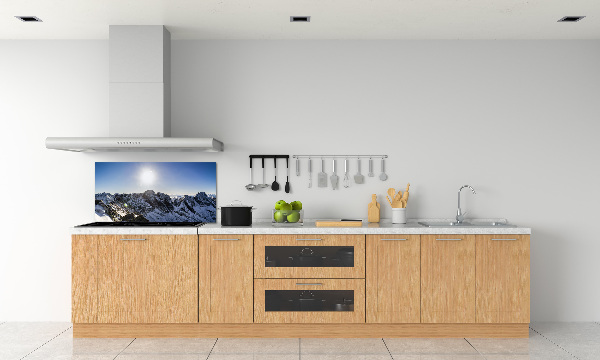 Kitchen splashback Winter in the Tatra Mountains