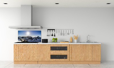 Kitchen splashback Winter in the Tatra Mountains