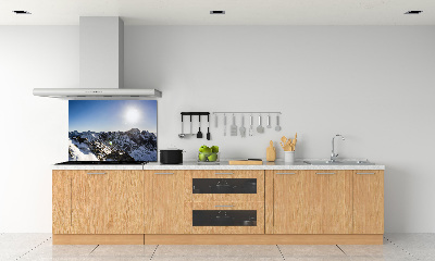 Kitchen splashback Winter in the Tatra Mountains