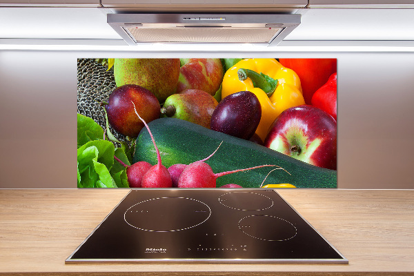 Cooker splashback Fruits and vegetables