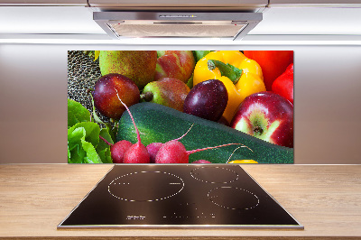 Cooker splashback Fruits and vegetables