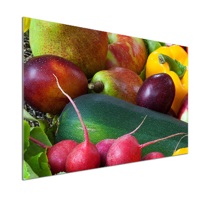 Cooker splashback Fruits and vegetables