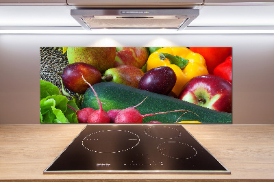 Cooker splashback Fruits and vegetables