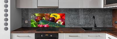 Cooker splashback Fruits and vegetables