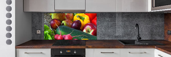 Cooker splashback Fruits and vegetables