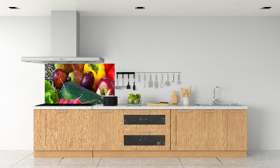 Cooker splashback Fruits and vegetables