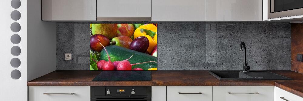 Cooker splashback Fruits and vegetables