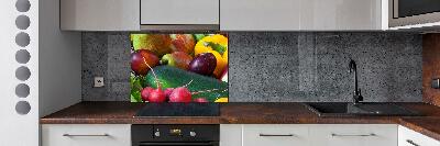 Cooker splashback Fruits and vegetables