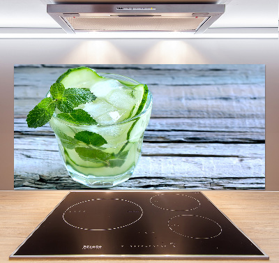 Cooker splashback Cucumber water