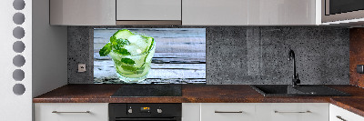 Cooker splashback Cucumber water