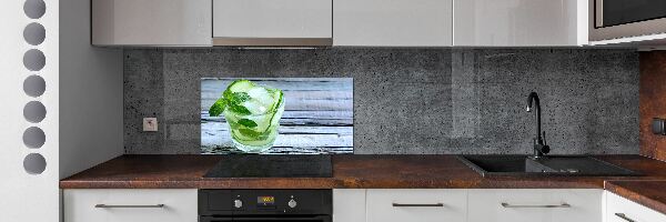 Cooker splashback Cucumber water