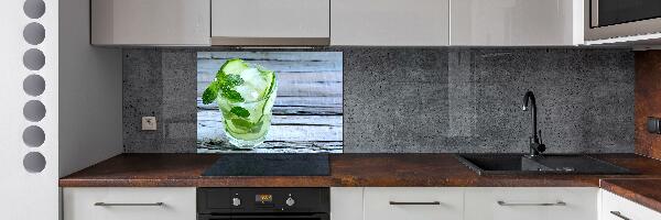 Cooker splashback Cucumber water