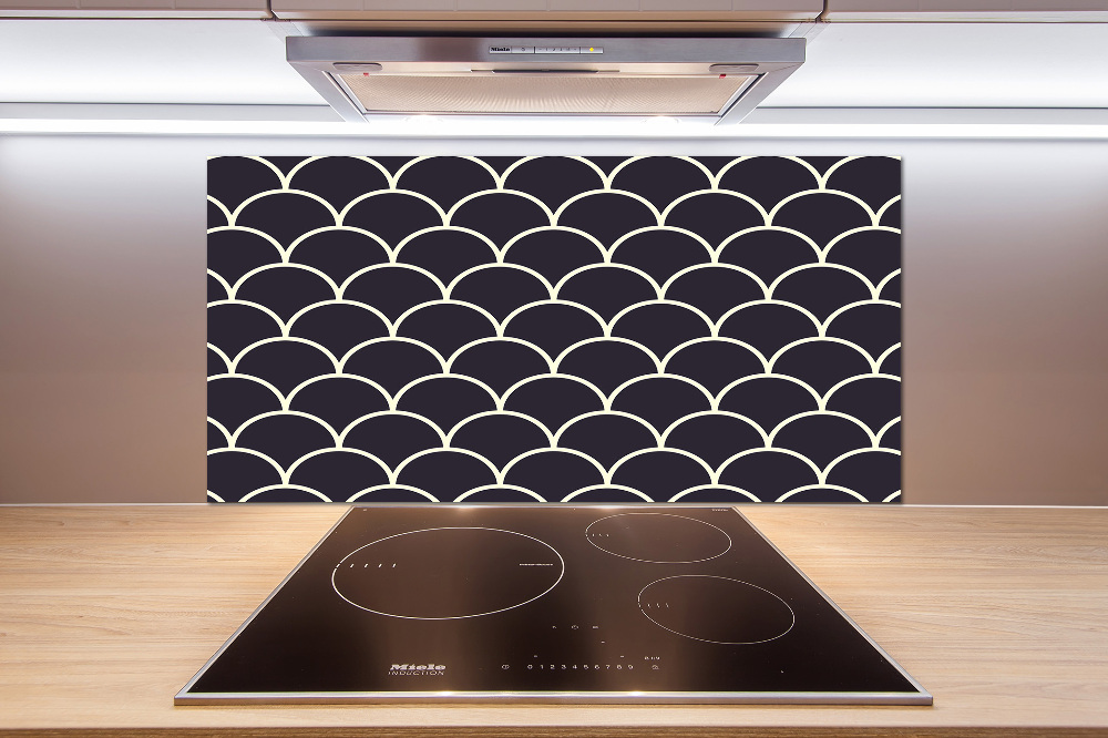 Kitchen splashback Fish scales