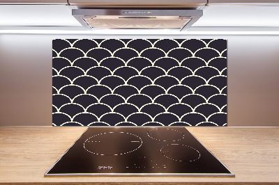 Kitchen splashback Fish scales