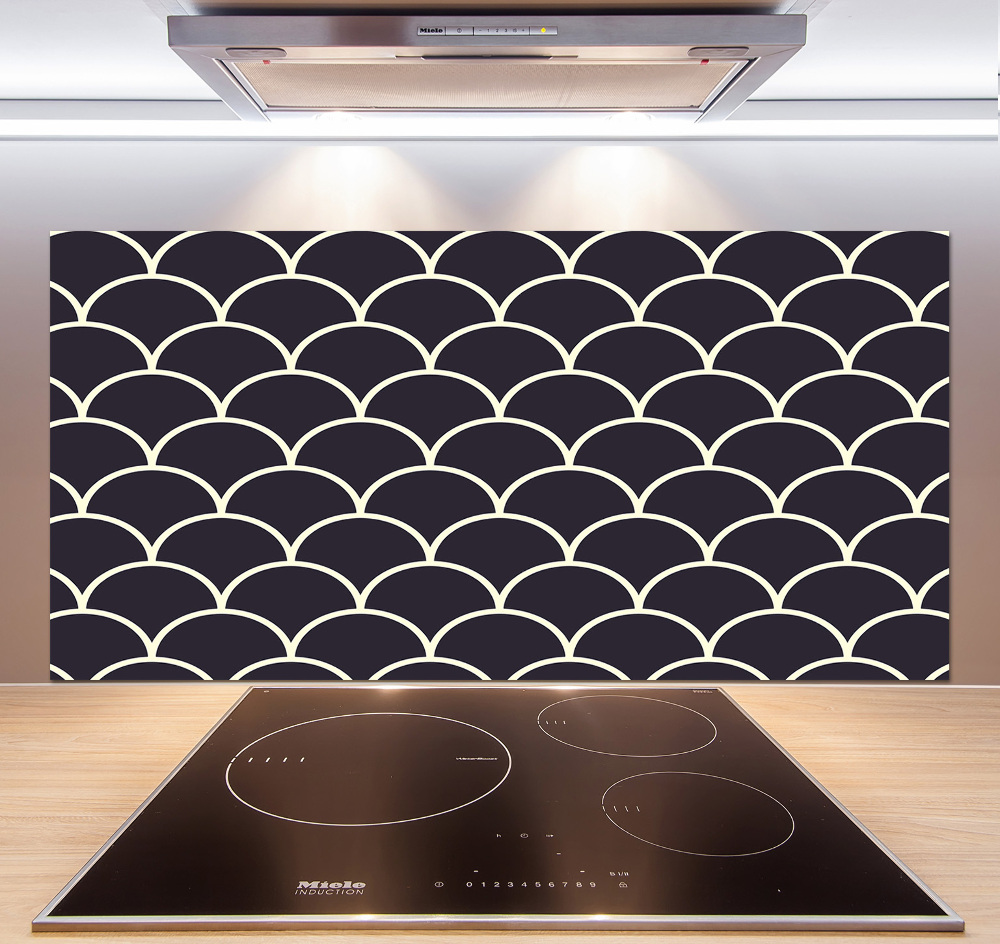 Kitchen splashback Fish scales