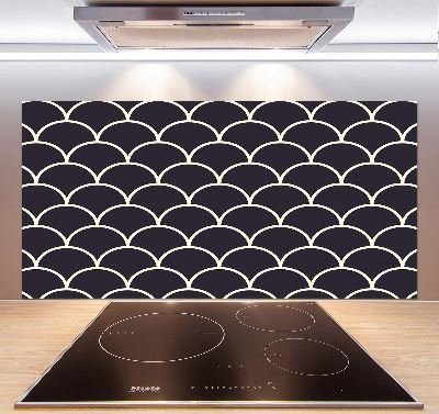 Kitchen splashback Fish scales